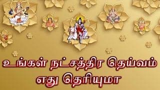 உங்கள் நட்சத்திர தெய்வம் எது தெரியுமா | 27 நட்சத்திரக்காரர் வணங்க வேண்டிய தெய்வங்கள் 27 Natchathiram