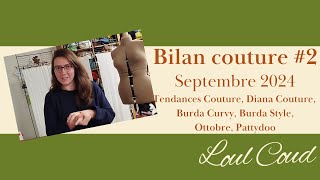 Bilan couture #2 - Septembre 2024