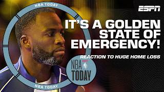 GOLDEN STATE OF EMERGENCY! REACTION to the Warriors' LARGEST HOME LOSS in Steve Kerr era | NBA Today