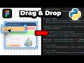 Use a Drag & Drop Editor to Make Tkinter Python GUI Applications!