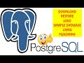 How To Download/Restore/Load Sample Database In PostgreSQL Using pgAdmin4 || pgAdmin Tutorial