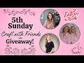 Home Decor DIY's Crafting with Friends | Watch for a Chance to WIN!!