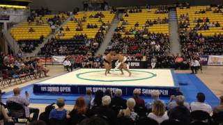 US Sumo Open 2016 - Mens Openweight Semi Finals - Byambajav (MON) vs Davaanyam (MON)