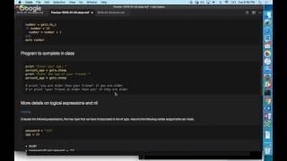 Ruby Basics Class 4 - nil and while