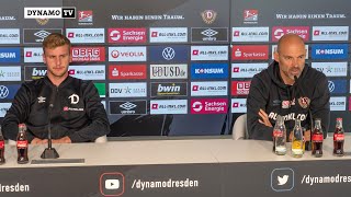 4. Spieltag | FCH - SGD | Pressekonferenz vor dem Spiel