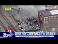 貨櫃車整輛炸飛 美國賓州巧克力工廠爆炸 瞬間灰飛煙滅｜tvbs新聞