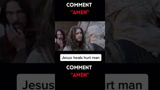 Jesus Healing man ,Praise the lord #shorts #short #jesus #jesuschrist