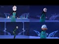 frozen let it go anime vs original vs male version vs donald duck animation