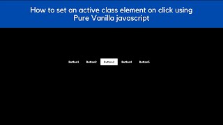 How to set an active link and remove active link on siblings using Vanilla Javascript