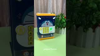 Doraemon- Fingerprint & Password Electronic Piggy Bank ATM  Money Saving Box for Kids Birthday Gift