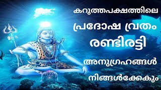 സാധാരണ പ്രദോഷവതം അനുഷ്ഠിക്കുന്നതിനേക്കാൾ ഇരട്ടിഫലം നൽകുന്നതാണ് ശനിപ്രദോഷം .