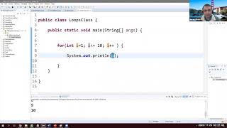 Java Loops (while, for and do-while) Tutorial for Beginners using Eclipse