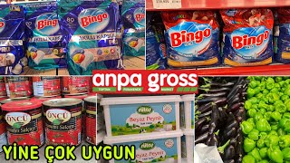 anpa gross market te yine muhteşem indirimler‼️market alışverişi🌹 market indirimleri güncel fiyatlar