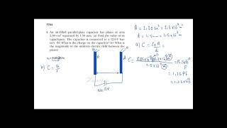 Problem 4 Chapter 26 Page 764 Combinations of Capacitors Parallel series