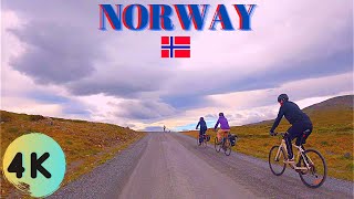 Bicycle Cycling Tour On The Countryside NORWAY(Beitostøle / Bygdin) Amazing Norway | Background ASMR