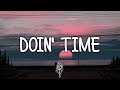 lana del rey - doin' time (lyrics)