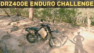 SUZUKI DRZ400E ENDURO RIDE WITH SAFARI TANK \u0026 COMFORT SEAT.