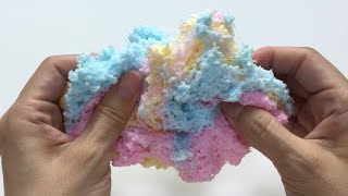 포실포실 잘 부푸는 눈꽃슬라임 만들기 (DIY Soft Snowflake Slime)