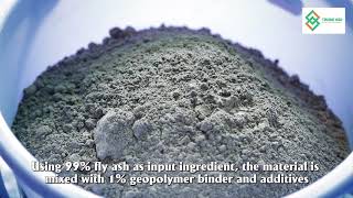 100% Sand from Fly Ash - Semi-dry Geopolymer Technology