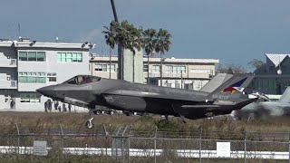 新田原基地 エアフェスタ 2024 予行　F-35A来基