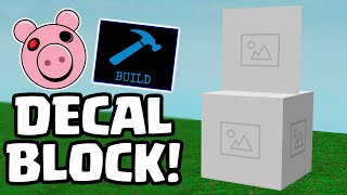 Build Mode DECAL BLOCK & TEXTURE BLOCK Sneak Peek!! (Piggy Build Mode)😱🐷