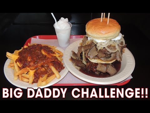 Quadruple GYRO BURGER Challenge in Chicago!! Quadruple GYRO BURGER Challenge in Chicago!!