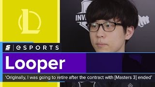 Looper: 'Originally, I was going to retire after the contract with [Masters 3] ended'