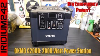 Big Emergency Power! OKMO G2000 2000 Watt Power Station