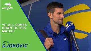 Novak Djokovic | Pre-Match Interview | 2021 US Open Final