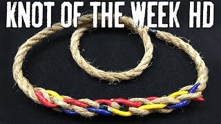 How to Short Splice a Natural Fiber Rope - ITS Knot of the Week HD