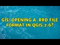 GIS: Opening a .rrd file format in QGIS 2.6?