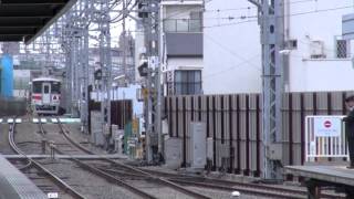 【山陽電鉄】5000系5022F%直通特急(赤)梅田行%ひめじ官兵衛HM＠青木('14/02)