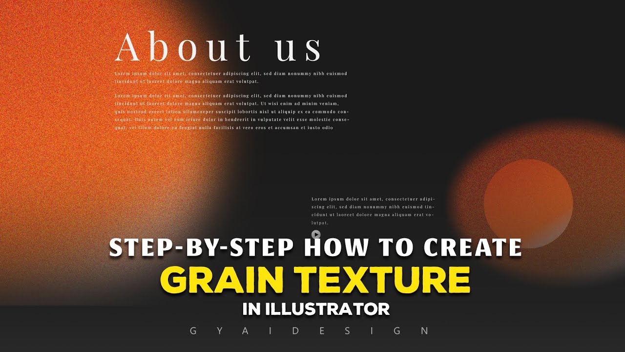 Step By Step How To Create Grain Texture In Illustrator Illustrator