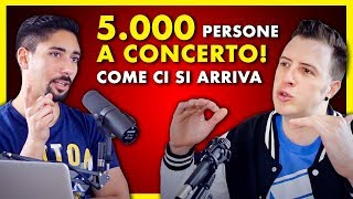 ⛔ ERRORI e SEGRETI ⭐ dei RUMATERA per passare da 30 a 5000 PERSONE a CONCERTO! Formare una Band