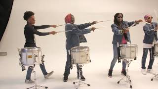 Cool Snare Drum Line Recording Drum Solo With Atlanta Drum Academy