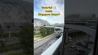 Jewel Waterfall - Skytrain View | World’s tallest indoor waterfall inside Singapore’s Changi Airport