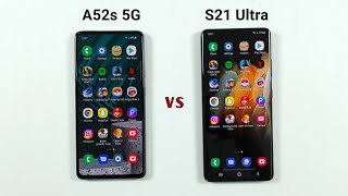 Samsung A52s 5G vs S21 Ultra | SPEED TEST | Midrange vs Flagship