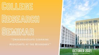 Dr. Jennifer Avena | Undergraduate Learning Assistants at the Boundary