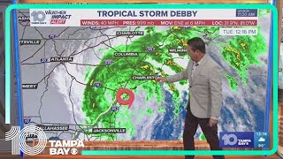 Tracking the Tropics: Debby makes its way up the East Coast