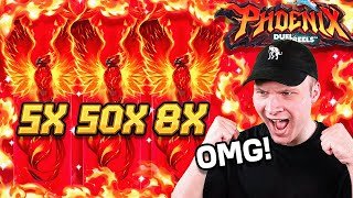 I HIT 3 VS with a 50x on the NEW Phoenix DuelReels! (insane session!)