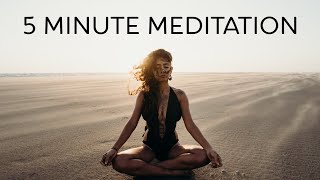 5 Minute Meditation for Anger (Guided)