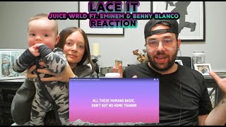 Juice WRLD ft. Eminem & Benny Blanco - Lace It | REACTION / BREAKDOWN ! (Real & Unedited)