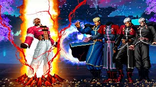 [KOF Mugen] D. Yashiro Rhythm vs Leopold Goenitz Team