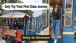 Ooty Toy Train First Class Train Journey | Nilgiri Mountain Railway | Ooty Travel Vlog