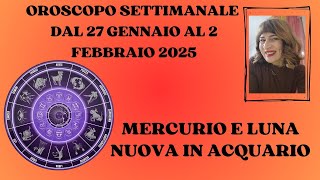 Previsioni settimanali dal 27 gennaio al 2 febbraio 2025