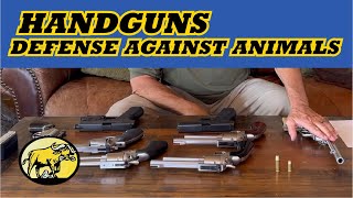 Handguns for Outdoor Defense Against Animals