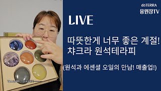 [Live] 따뜻한게 너무 좋은... 스톤의 계절! 챠크라원석테라피 (원석과 아로마로 매출업)