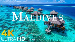 Maldives 4K - Scenic Relaxation Film With Calming Music - 4K Video Ultra HD