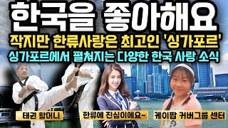 싱가포르의 한류 ㅣ 작지만 알차게 한국을 사랑하는 싱가포르. 다른듯 비슷한 한국 문화와 케이팝을 사랑하며 나라 곳곳에 작은 한국이 존재하고, 한국풍의 명소들이 즐비한 곳을 살펴봐요