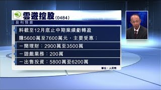 【黎sir講股】雲遊靠互聯網金融翻身？